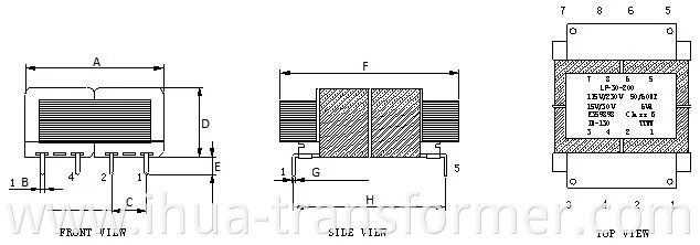 China Toroidal Dry Electric Power Current Transformer Ui Dry Type Power Transformer for Electronics Applications